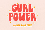 Gurl Power Font - Bold Font, a Sans Serif Font by ariodsgn (Thumbnail 1 of 6)