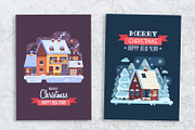 Cozy Winter House Christmas Cards, an Illustration by Alex Krugli (Thumbnail 8 of 8)