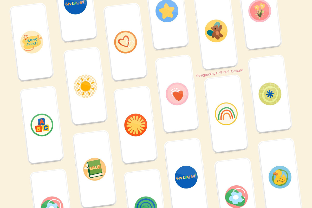 Tiny Tots Branding Starter Kit, a Branding & Logo Template by Hell Yeah Designs (Photo 14 of 19)