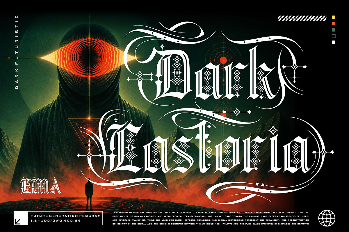 Magic Round Typeface, a Blackletter Font by alit design (Photo 4 of 18)