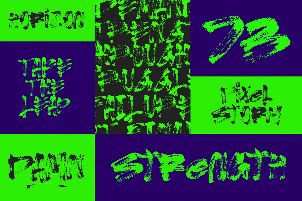 Drift | Experimental Brush Font, a Handwritten Font by Ardana Creative (Photo 4 of 13)
