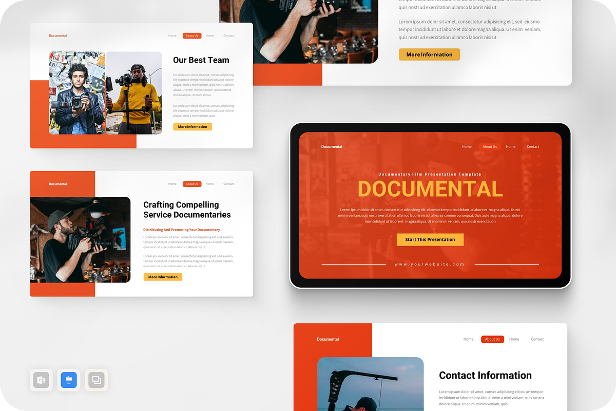 Documentary Film Keynote, a Presentation Template by Annora Studio (Photo 1 of 5)