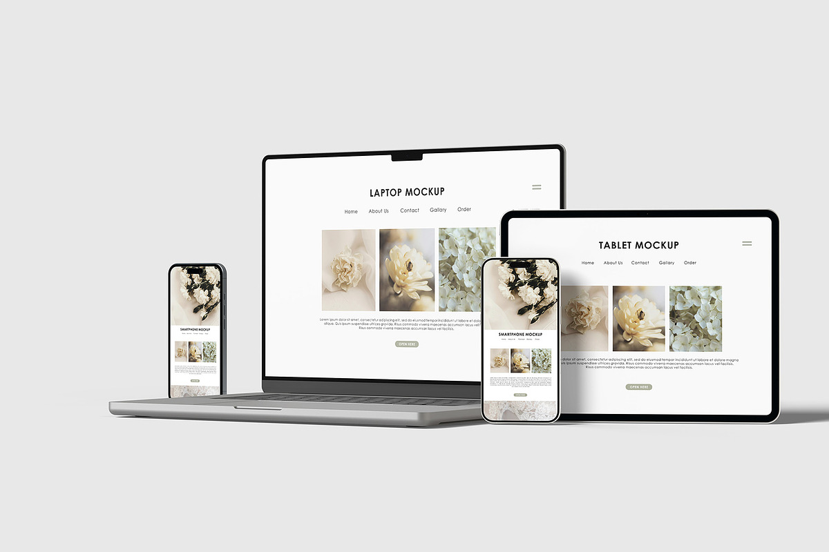 Multi Device Responsive Mockup, an iPad Mockup by Graphicbars (Photo 16 of 23)