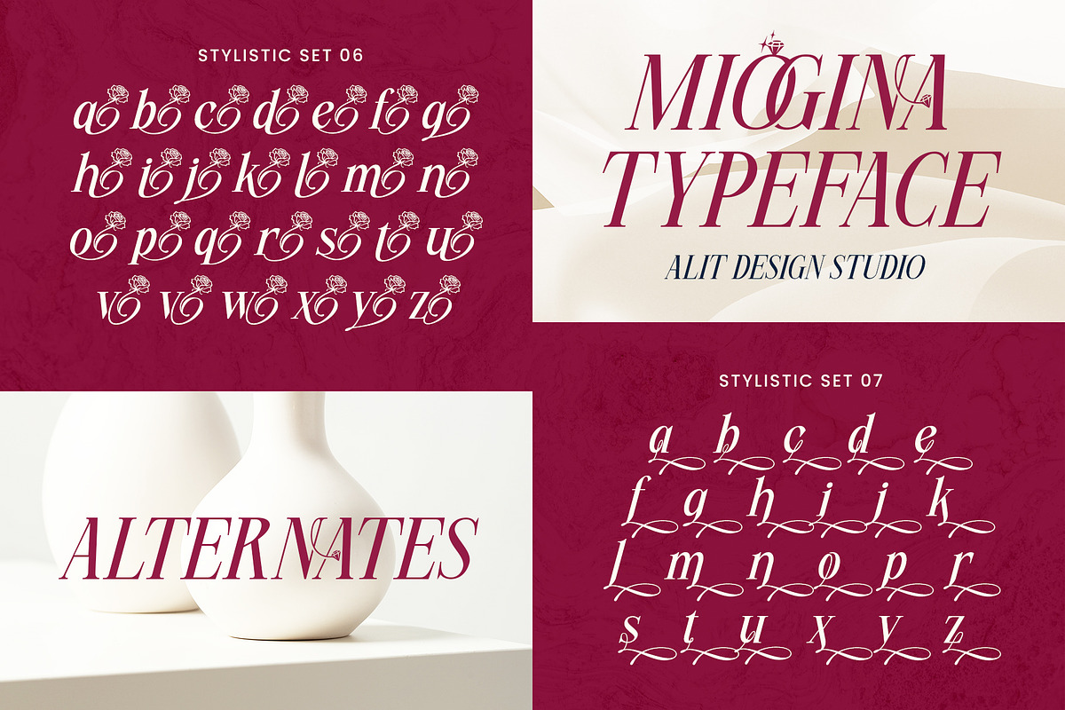 Miogina Typeface, a Serif Font by alit design (Photo 14 of 17)