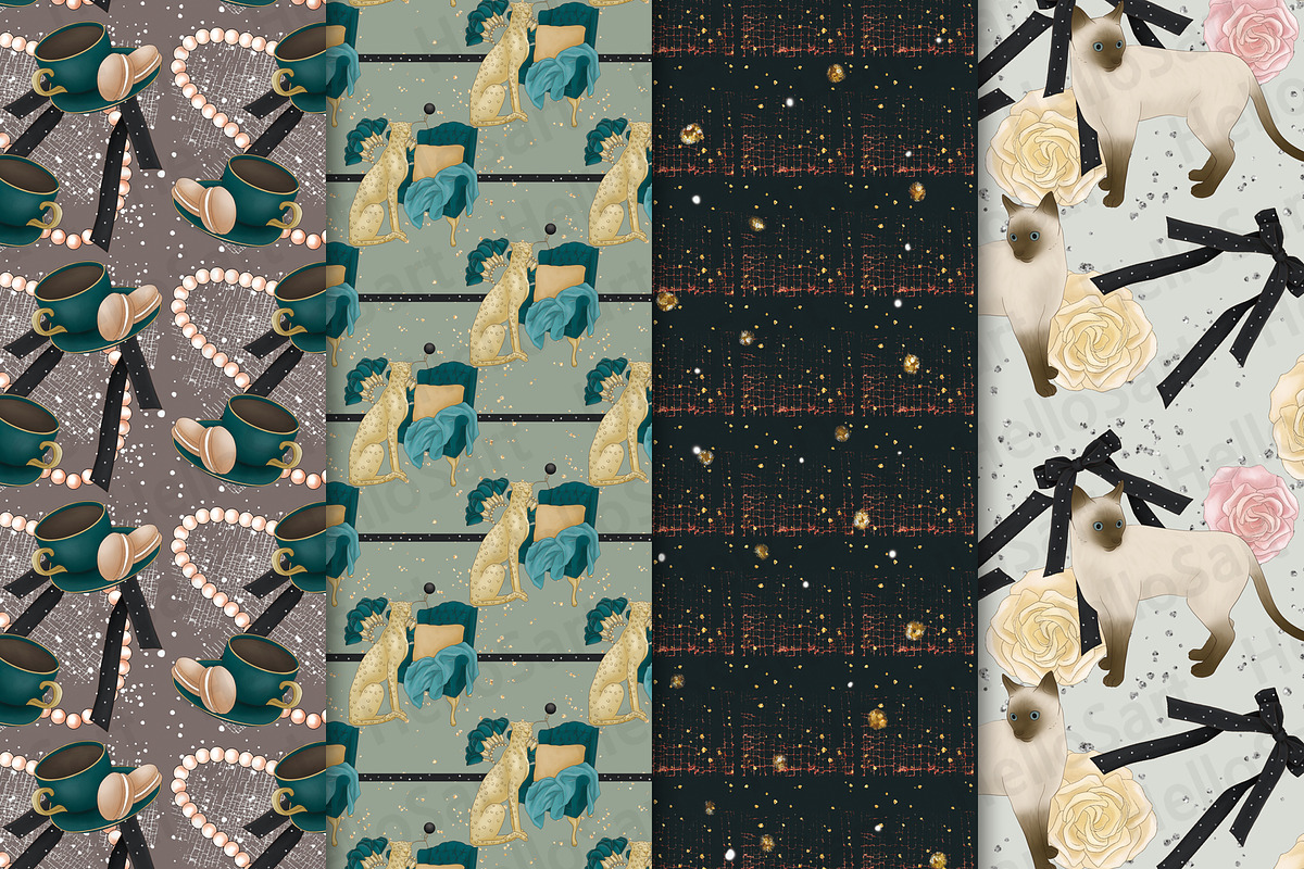 Chic ClipArt & Patterns, an Object Graphic by Hello S ART Studio ...