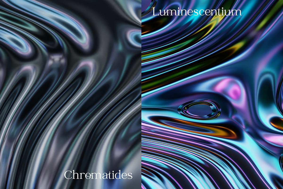 Dark Metallic Iridescent Animation, a Graphic by LarysaZabrotskaya (Photo 5 of 9)