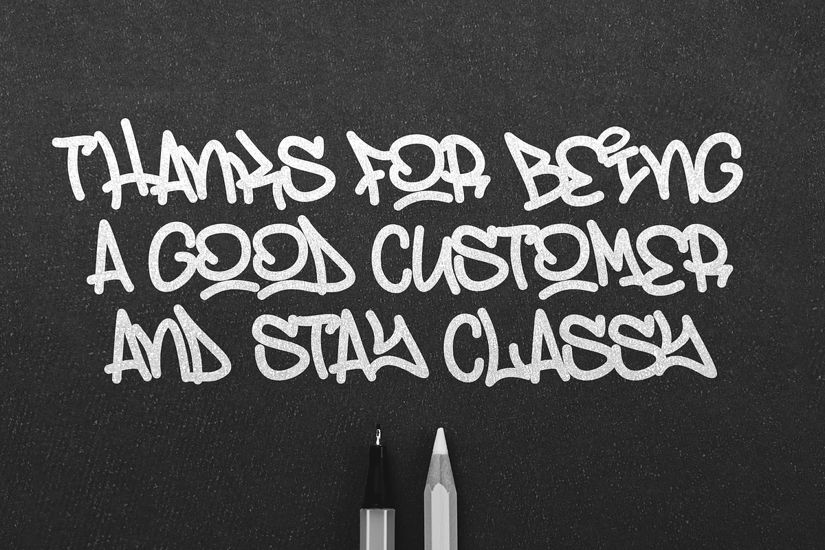 Street Rats, a Handwritten Font by asfgraphics (Photo 7 of 8)