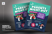 Parents Night Out Flyer Templates, a Flyer Template by kinzi21 (Thumbnail 2 of 4)