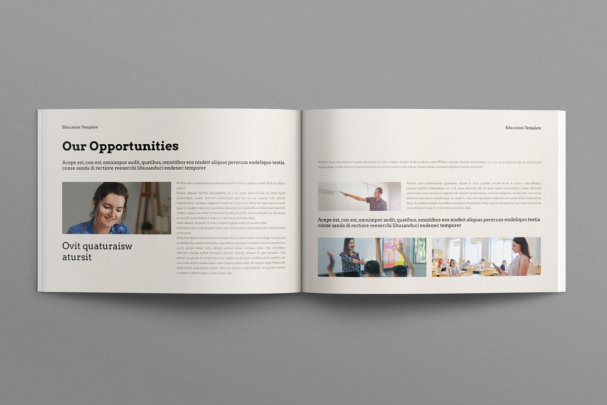 Education Brochure Landscape, a Brochure Template by E-Type (Photo 4 of 7)