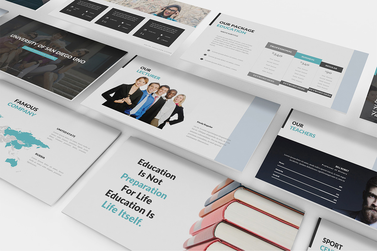 University & Education Powerpoint, a Presentation Template by Incools Stokie (Photo 1 of 10)