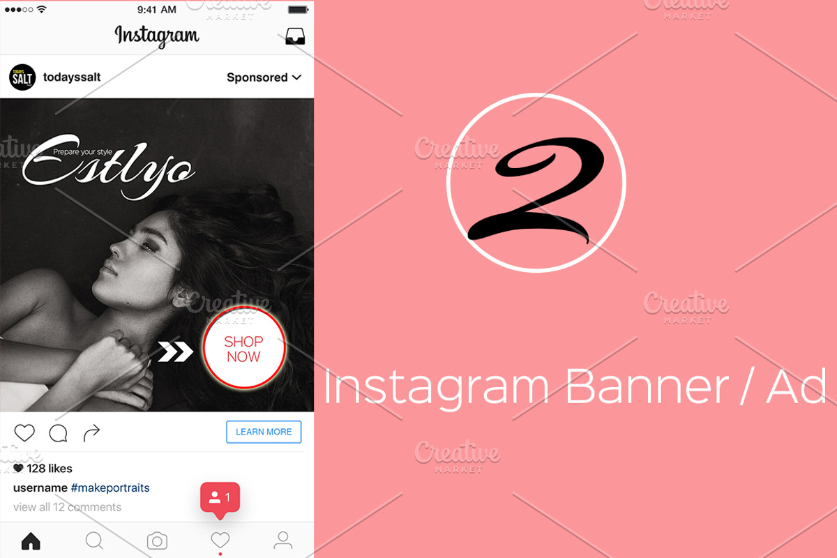 Instagram Banner/Ad, a Templates & Theme by Minimalist Studio (Photo 3 of 4)