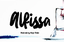 Alfissa - Brush Font