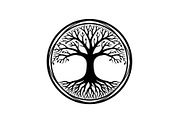 Tree of Life Circle Frame Bundle, an Illustration by Gaye Art (Thumbnail 28 of 51)