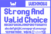 Unite Prime font, a Font by weknow (Thumbnail 2 of 8)
