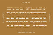 Quirley: A Western Slab Serif Font, a Slab Serif Font by DeliFreshTypeCo. (Thumbnail 4 of 7)