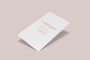 Vertical Business Card Mockups, a Business Card Template by Graphic Aesthetic (Thumbnail 6 of 22)