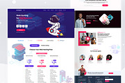 Mega UI Website Template Bundle, a Landing Page Template by DesignsLab (Thumbnail 2 of 22)