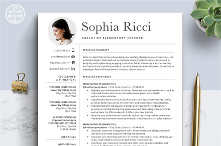 Teacher Resume Template | Educator