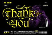 Black Morgana Typeface, a Blackletter Font by alit design (Thumbnail 17 of 17)