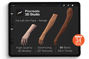 Procreate 3d Model - Left Arm Female, a Characters & Person 3D Model by Procreate3dStudio (Thumbnail 1 of 5)