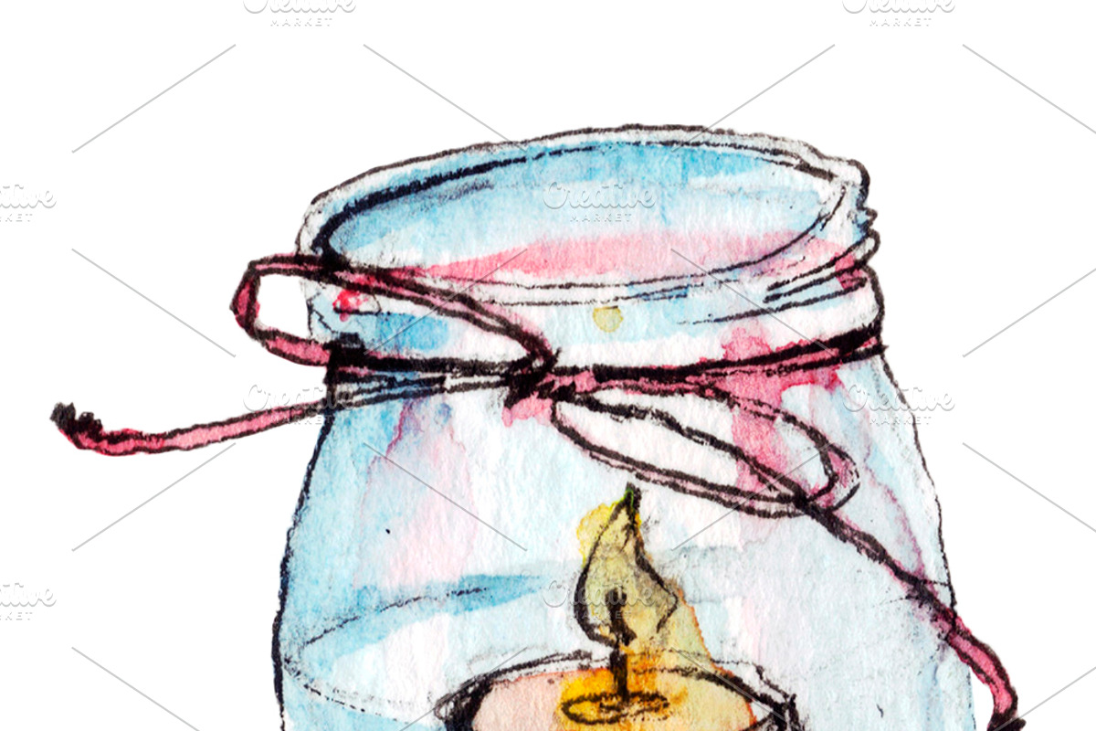 Wedding illustration, watercolor set, a Decorative Illustration by Watercolor_Vector Graphic (Photo 8 of 9)