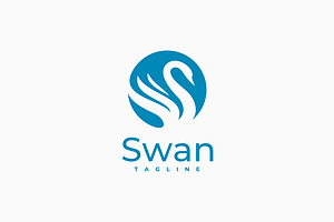 Swan Logo Template, a Branding & Logo Template by johnkent