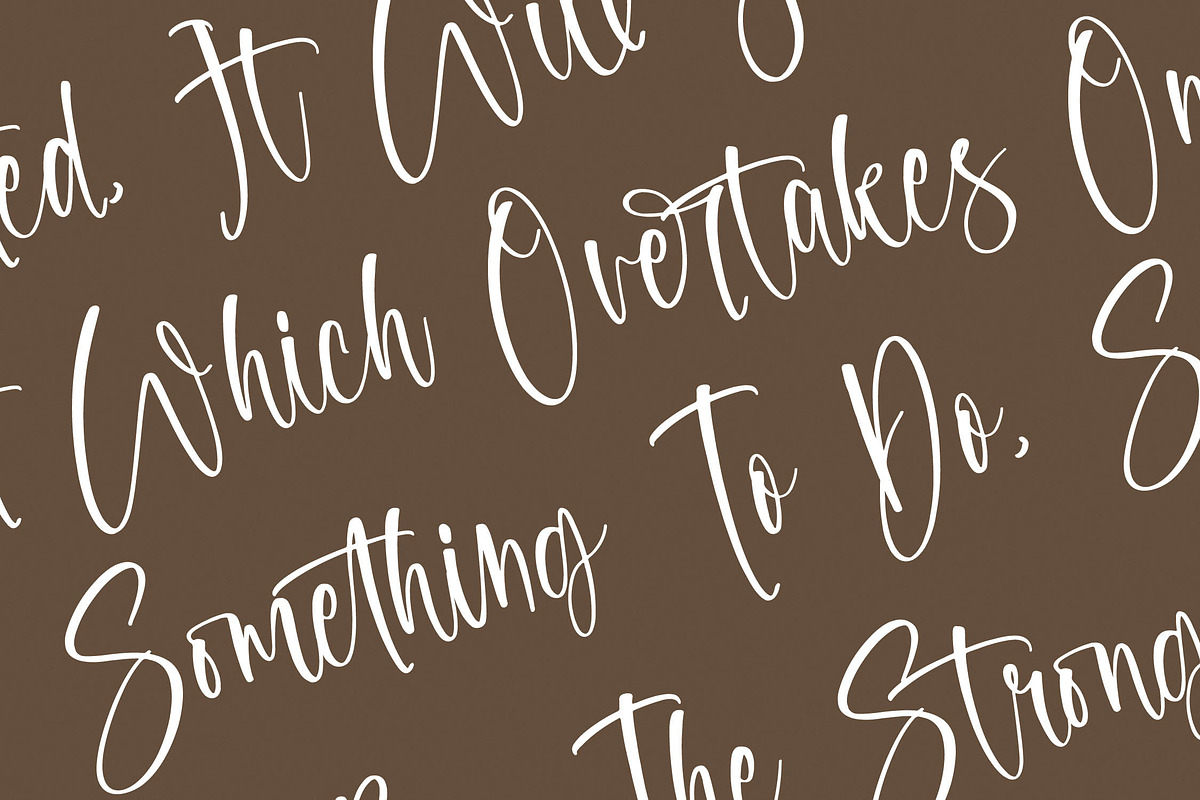 Satherly Modern Handwritten Font, a Script Font by Letterena Studios Script (Photo 6 of 15)