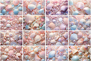 Pastel Pearls and Seashell Backgroud, a Texture Graphic by Forhadx5 (Thumbnail 2 of 4)