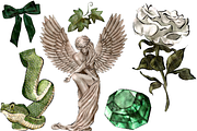 Magic Snake Clipart - Hand Drawn PNG, an Animal Illustration by Lenninator Digital (Thumbnail 2 of 7)