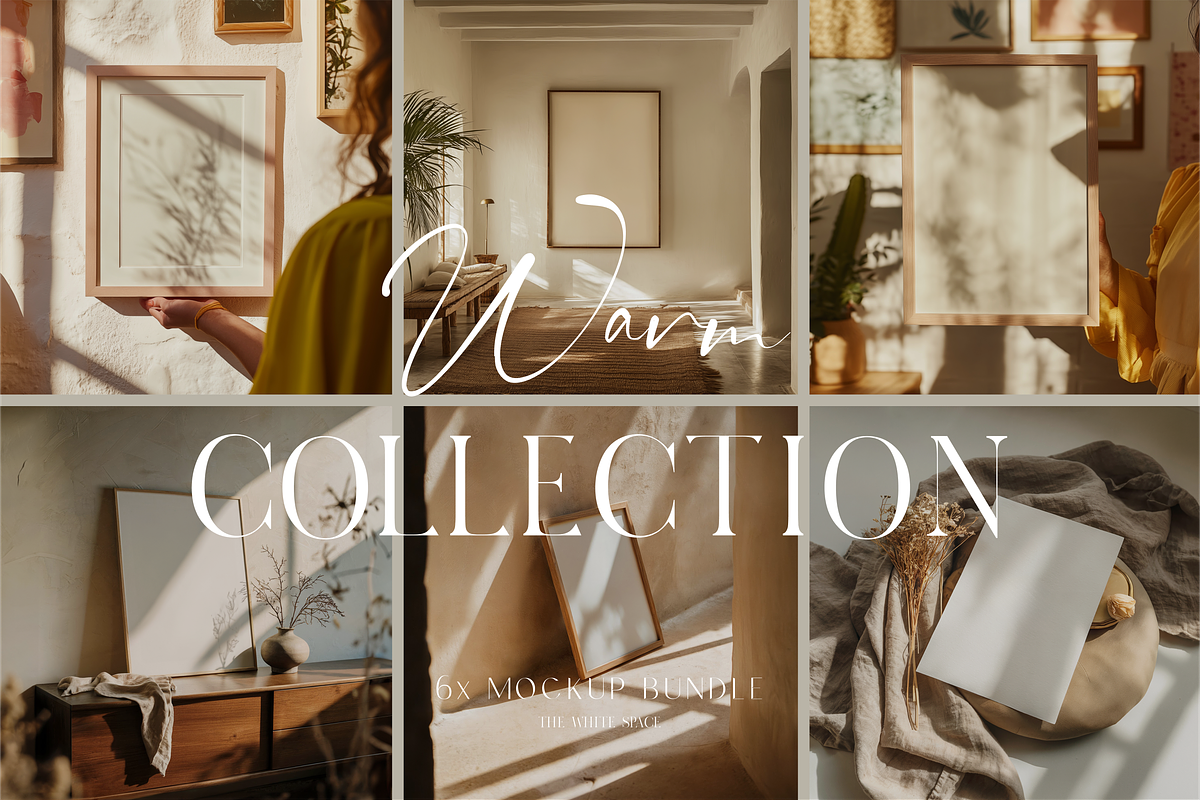 Frame Mockup Bundle - Warm & Neutral, a Household Mockup by The White Space Co. (Photo 1 of 8)