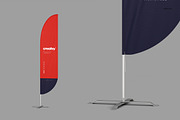 Outdoor Flags Mockup Set, an Object Graphic by creatsy2 (Thumbnail 8 of 15)