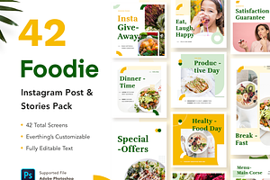 Foodie - Food Instagram Template
