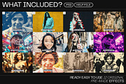 12 Photo Effect Templates, a Layer Style Add-On by iDoodle Studio (Thumbnail 2 of 6)