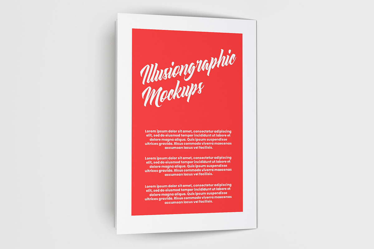Bi-Fold Half Letter Brochure Mock-up, a Books & Magazine Mockup by Illusiongraphic (Photo 8 of 14)