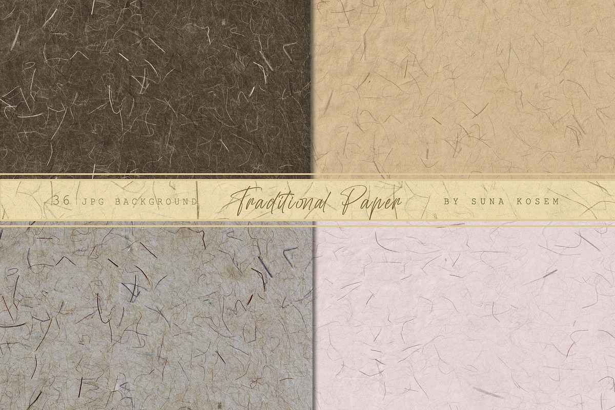 Traditional Paper 3, a Texture Graphic by Suna Kosem (Photo 4 of 12)