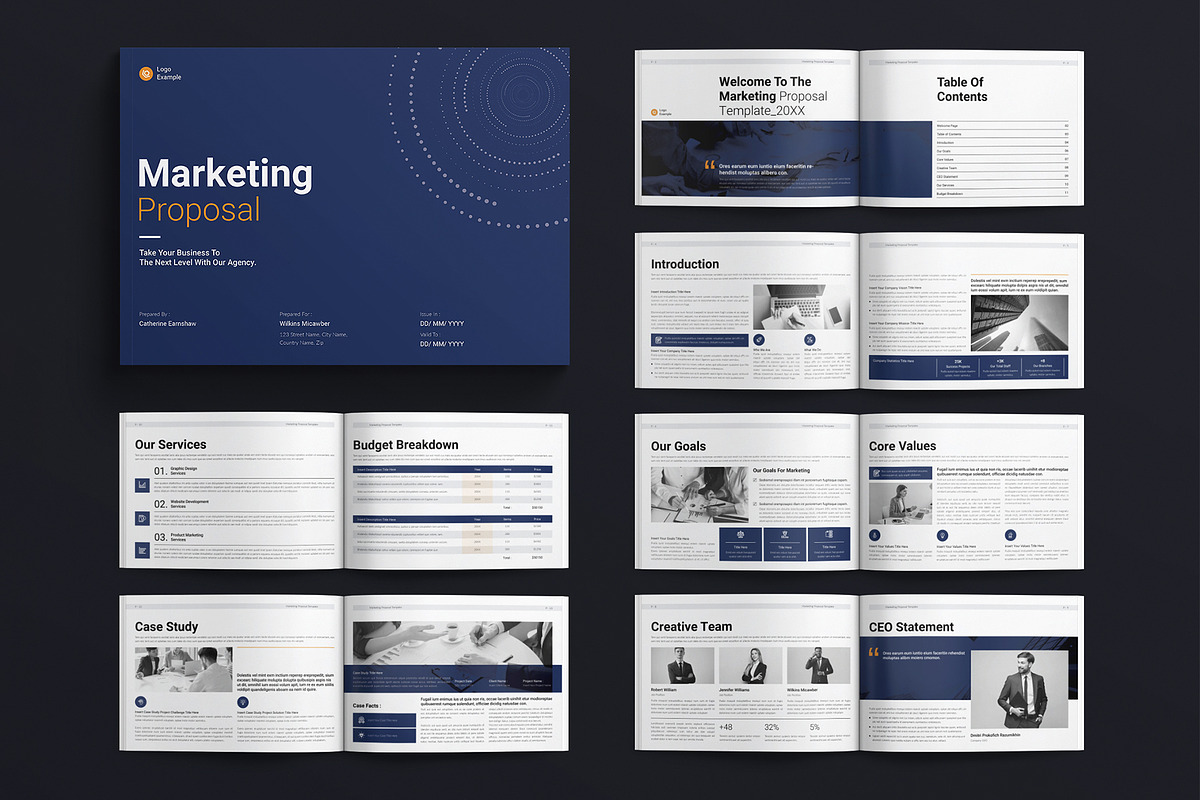 Marketing Proposal Landscape, a Brochure Template by E-Type (Photo 1 of 7)