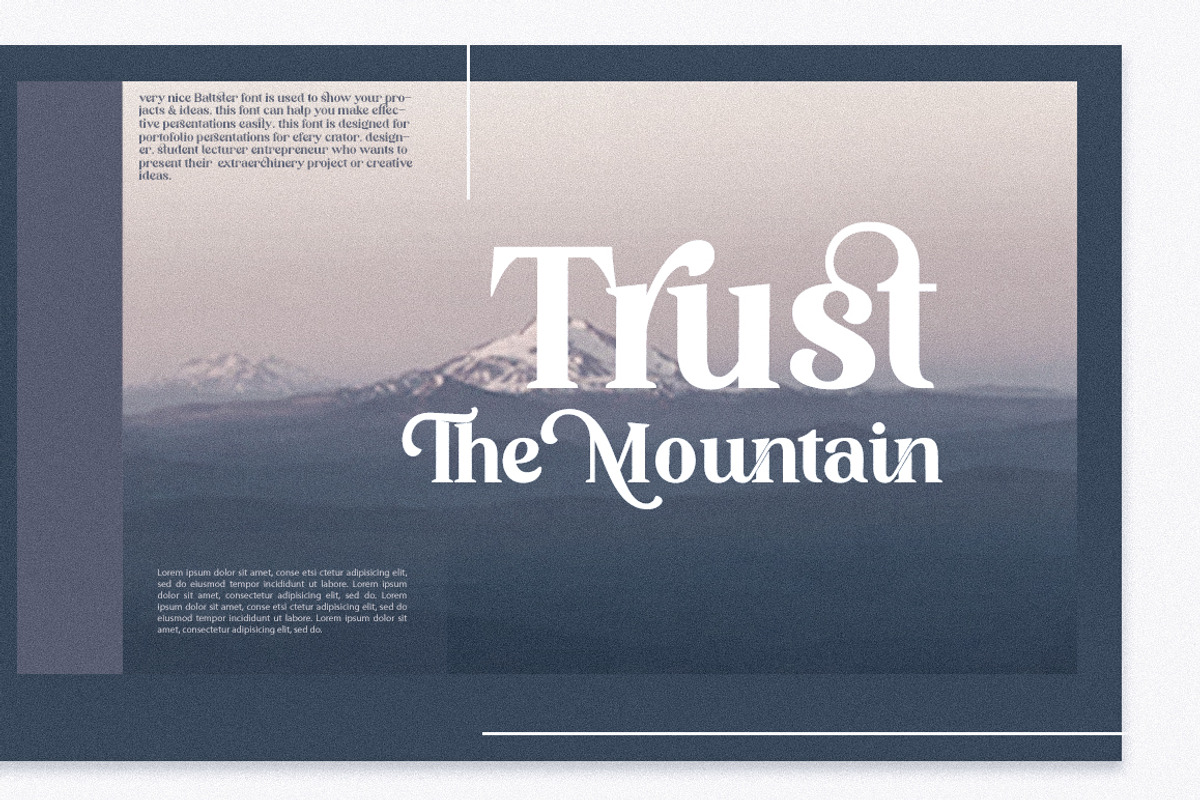 Baltster, a Serif Font by Picatype Studio (Photo 7 of 17)