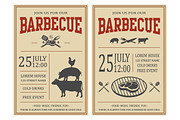 Barbecue posters, a Background Graphic by Tomass2015 (Thumbnail 1 of 3)