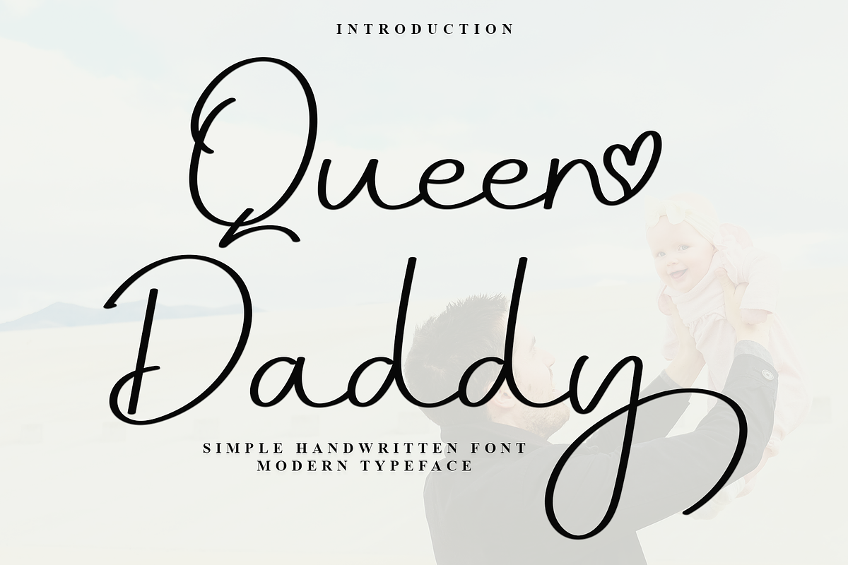 Queen Daddy, a Font by InermediaSTUDIO (Photo 1 of 7)