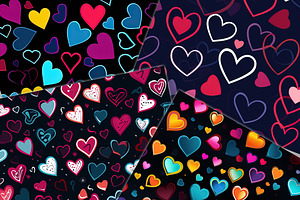 Groovy Love - Funky Valentine Papers