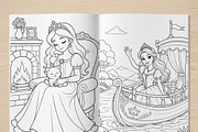 Magical Princess Coloring Book Vol41, a Person Illustration by ikarifq shop (Thumbnail 5 of 7)