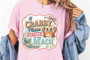Cute Summer Crab Sublimation Design, a Seasonal Illustration by DreamPrint404 (Thumbnail 4 of 6)