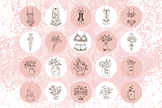 Romantic Hand Drawn Logo Elements, a Food Illustration by By Kerri Ann (Thumbnail 3 of 11)