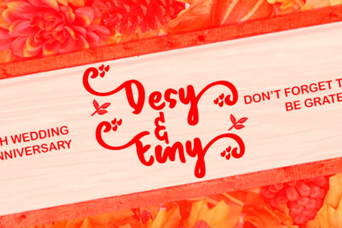 Darmais Script, a Script Font by Gatype (Photo 3 of 5)