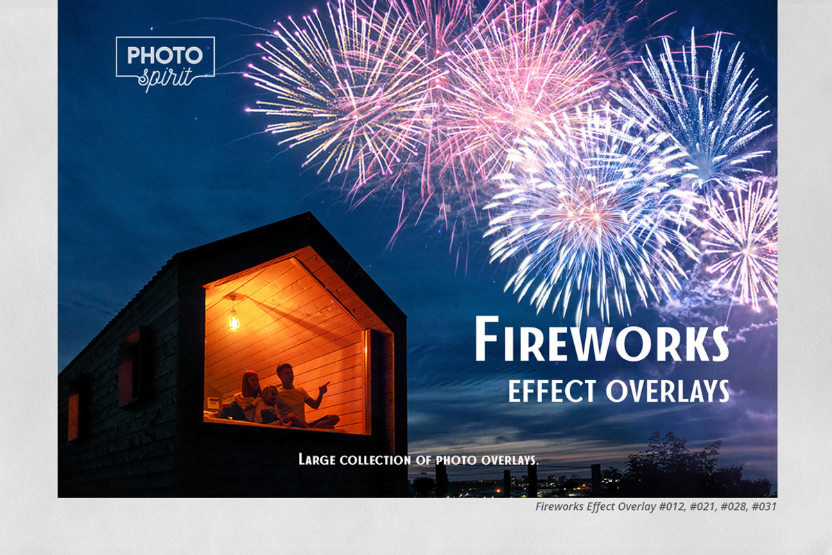 Fireworks Effect Overlays, a Brushes & More by PhotoSpirit (Photo 1 of 10)