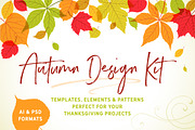Autumn Design Kit, a Templates & Theme by Mxtama (Thumbnail 1 of 4)