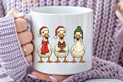 Funny Christmas Goose Christmas PNG, an Illustration by CraftArtStudio (Thumbnail 3 of 4)