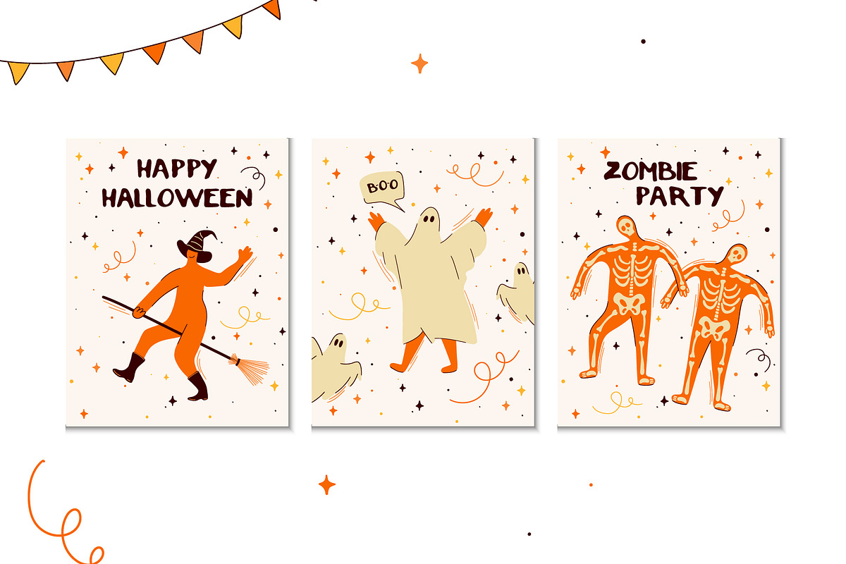 Playful Halloween Illustrations, an Object Graphic by Zim Varezhkin (Photo 4 of 11)