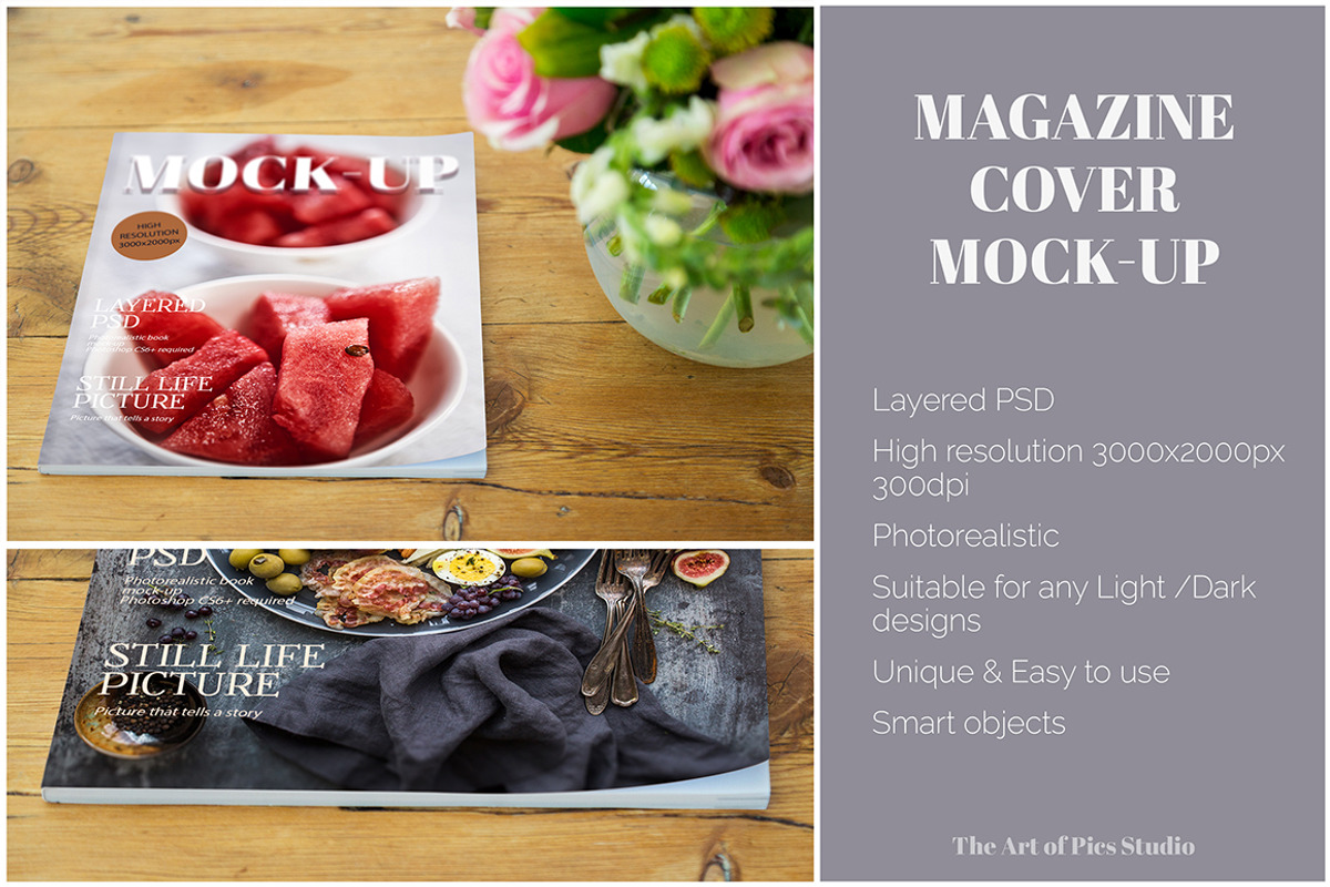 Magazine Mockup, a Print Template by The Art of Pics (Photo 2 of 2)