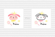 Cute Animal Illustrations & Patterns, a Pattern Graphic by AllNikArt (Thumbnail 8 of 15)